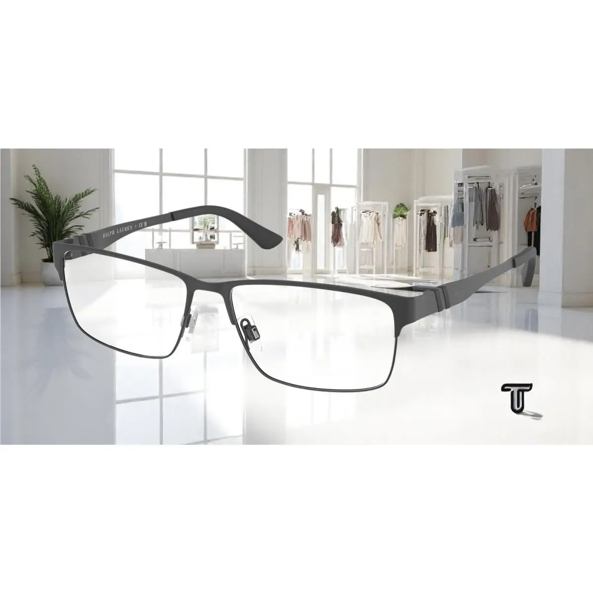 Polo PH1147 9038 Matte Black Demo Lens 54 mm Men`s Eyeglasses by Ralph Lauren