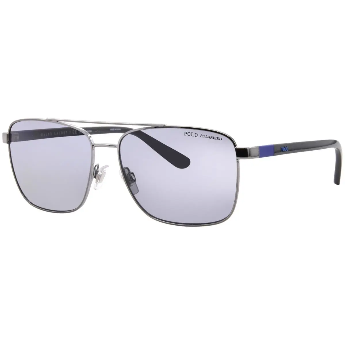 Polo Ralph Lauren PH3137 9002-81 Sunglasses Men`s Gunmetal/polarized Grey 59mm