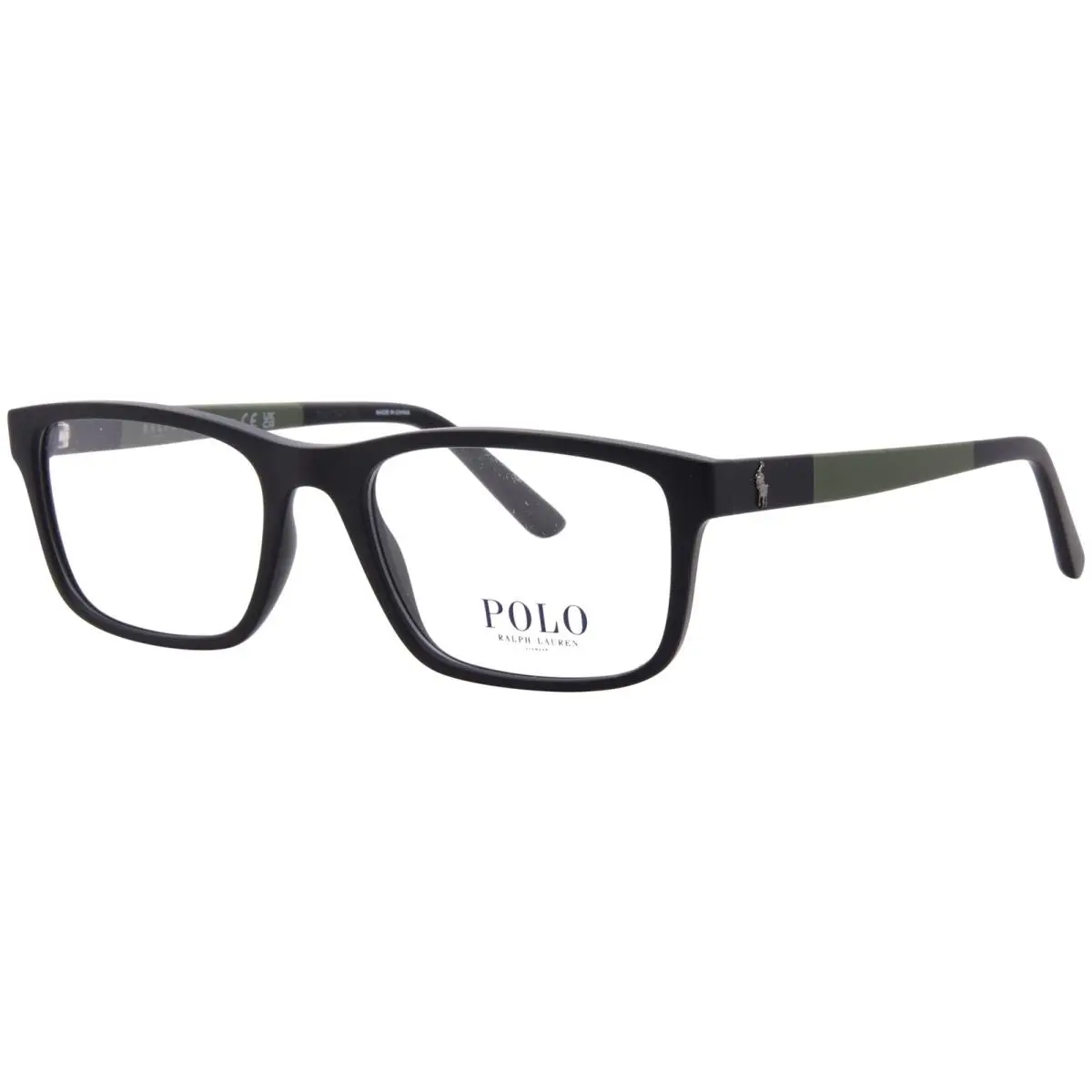 Polo Ralph Lauren PH2212 5504 Eyeglasses Frame Men`s Matte Black Full Rim 55mm