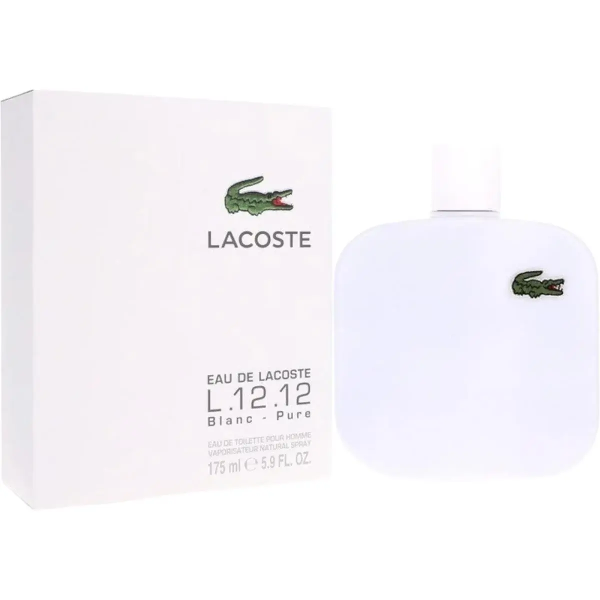 Lacoste L.12.12 Blanc Cologne For Men Edt 5.9 oz 175 ml