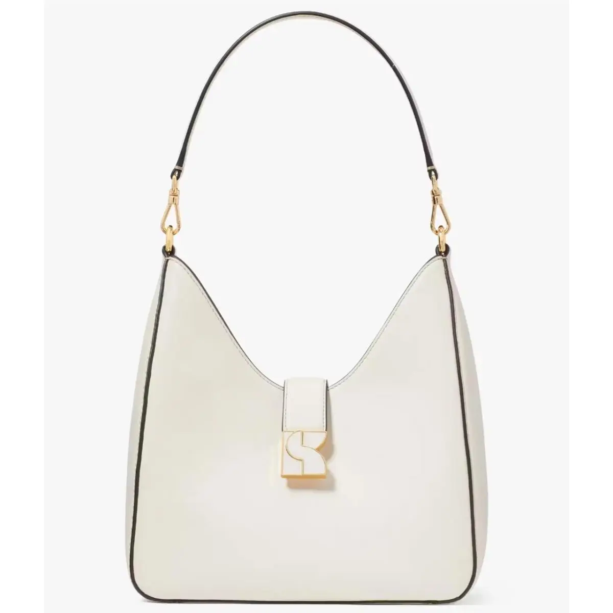 Kate Spade Dakota Hobo Bag Ivory Leather KG498 Shoulder Purse Crossbody
