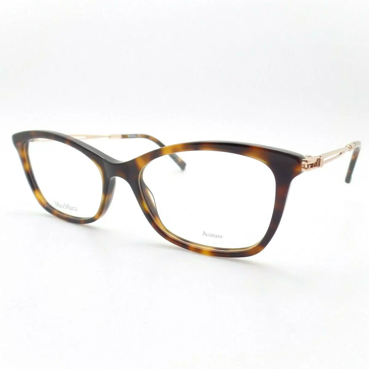 Max Mara MM 1367 Havana Rose Gold 086 51m Eyeglass Frame