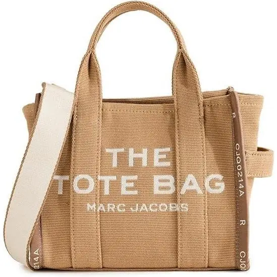 Marc Jacobs The Jacquard Small Tote Bag Camel/tan Beige Canvas M0017025-230