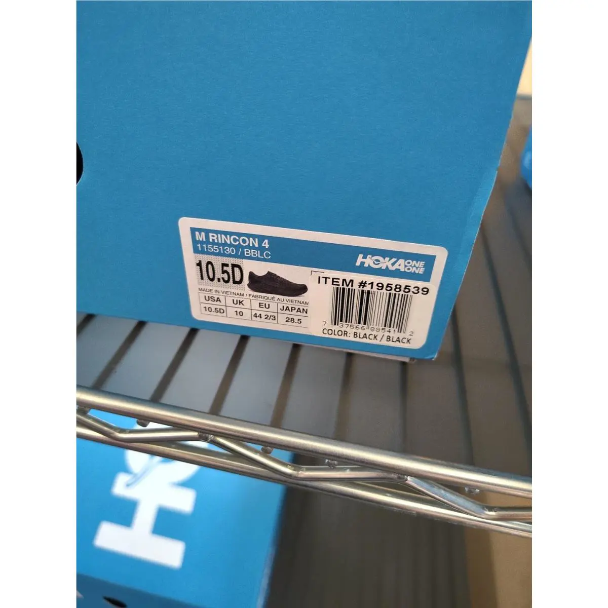 Hoka shoes - Hoka One One Rincon 4 - 1155130-BBLC - Black, Manufacturer: Black/Black 2