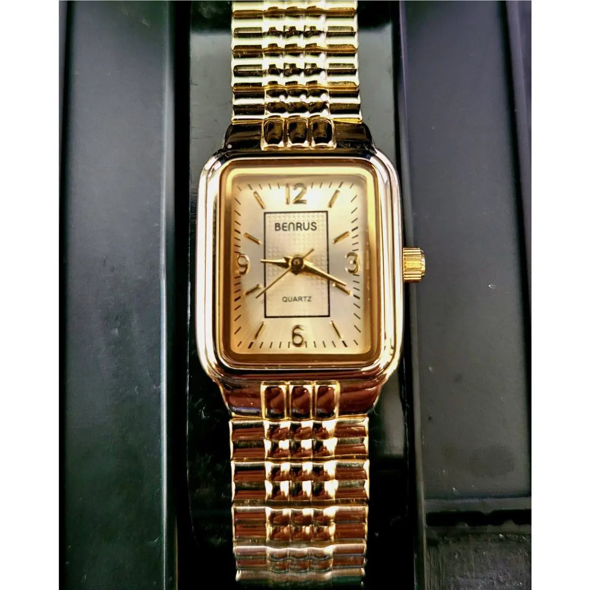 Womens Vintage Retro Tank Watch by Benrus