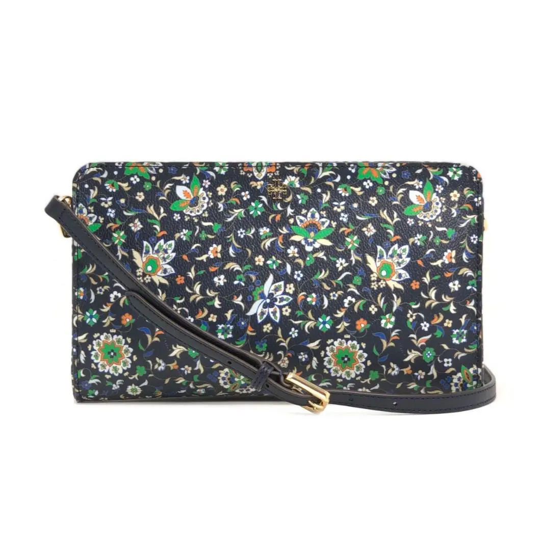 Women`s Kerrington Small Crossbody Bag Navy Soleil - 63984 by Tory Burch
