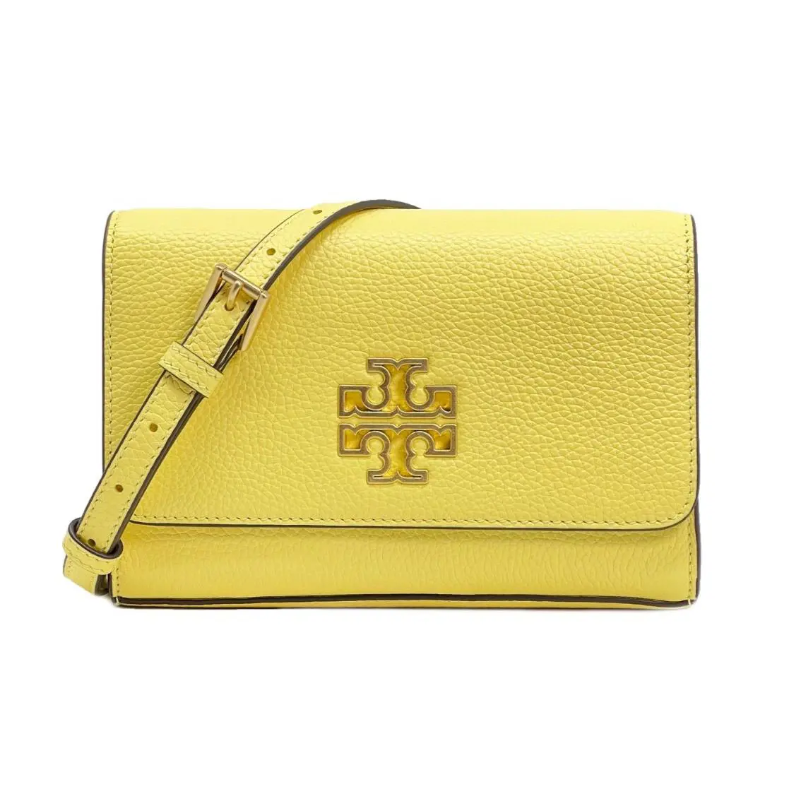 Women`s Britten Combo Crossbody Bag Chardonnay - 75025 by Tory Burch
