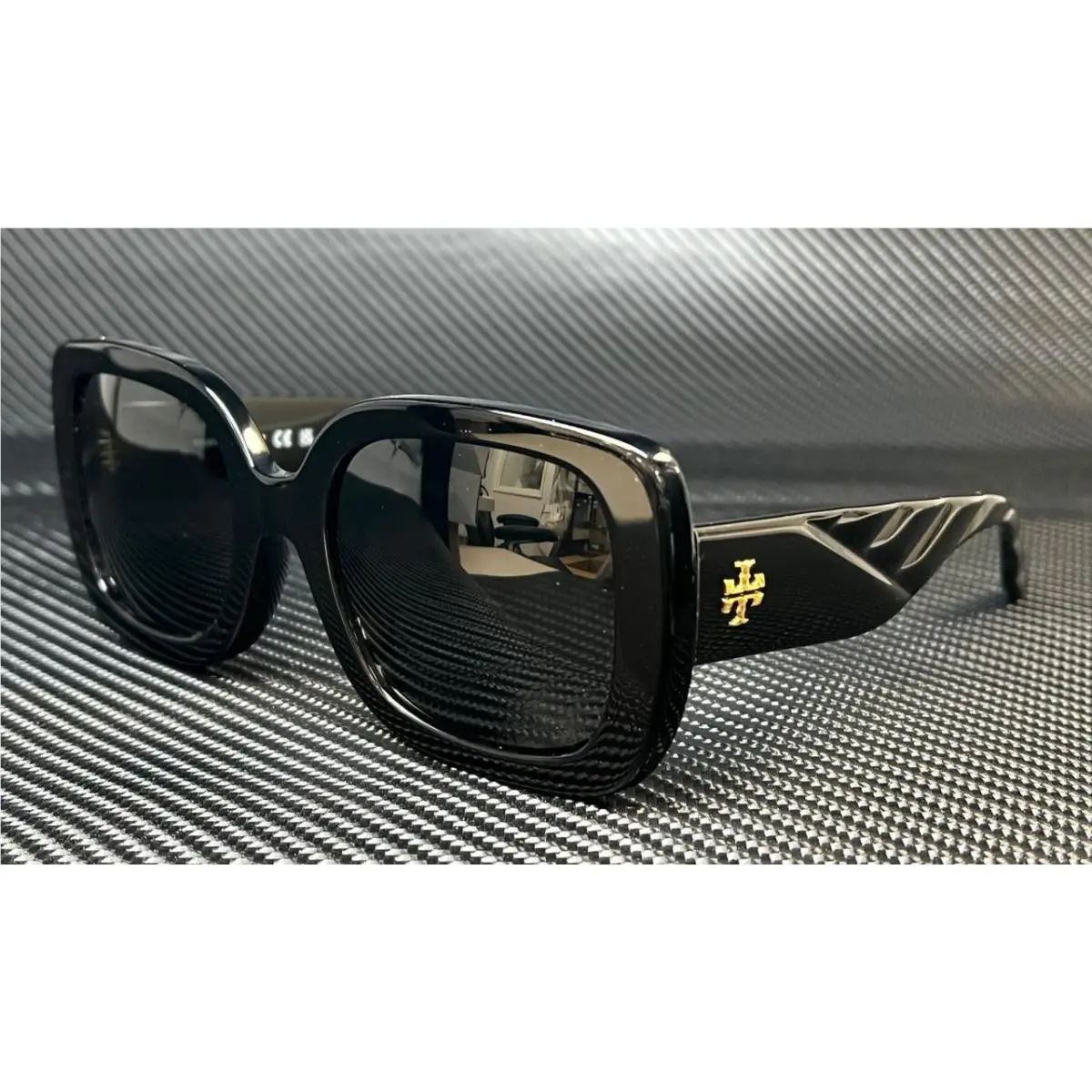 Tory Burch TY7179U 170987 Black Grey Women`s 54 mm Sunglasses
