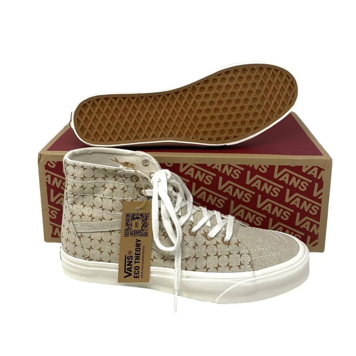Vans shoes - VANS Sk8-Hi - VN0A5KRUBRO - Beige 2