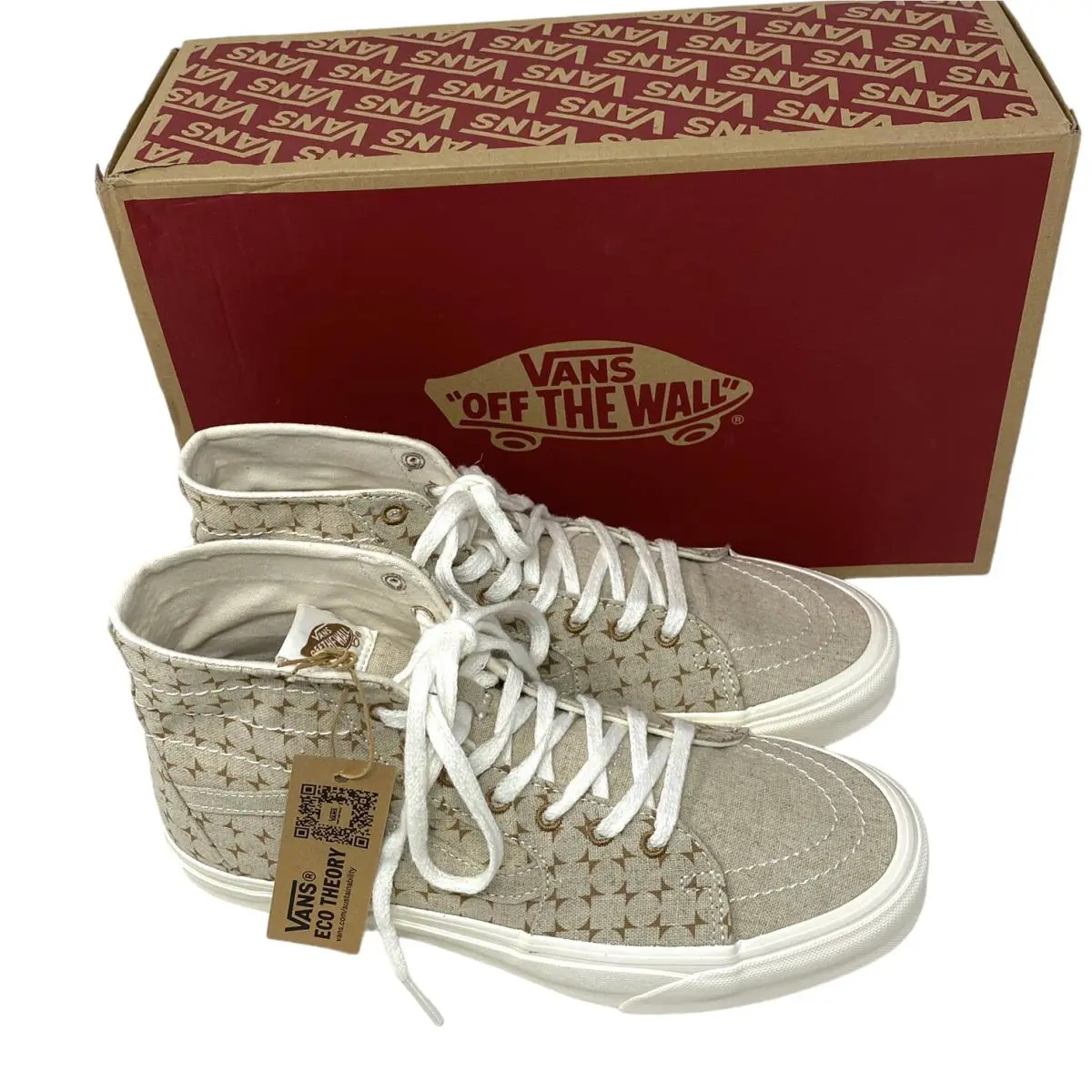 Vans shoes - VANS Sk8-Hi - VN0A5KRUBRO - Beige 4