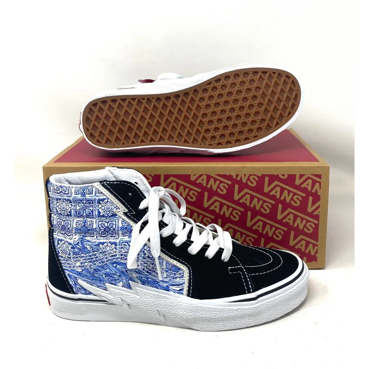 Vans shoes - VANS Sk8-Hi Bolt - Bolt - VN0A5JIBLK - Blue 1