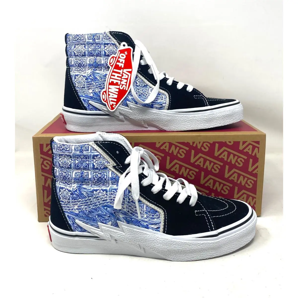 Vans shoes - VANS Sk8-Hi Bolt - Bolt - VN0A5JIBLK - Blue 0