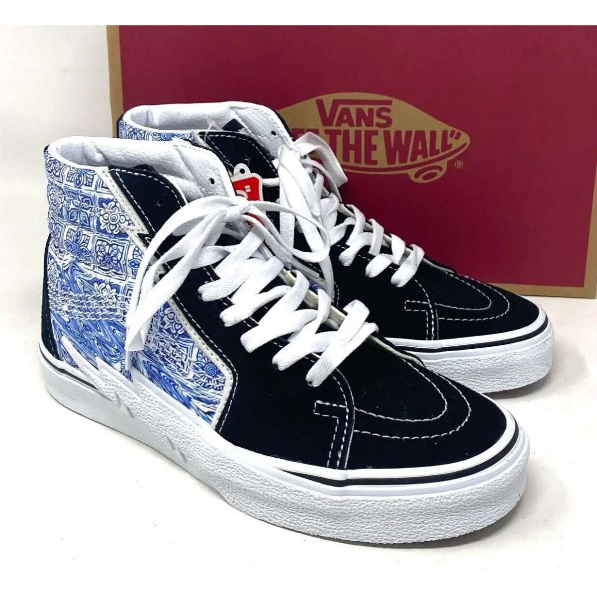 Vans shoes - VANS Sk8-Hi Bolt - Bolt - VN0A5JIBLK - Blue 8