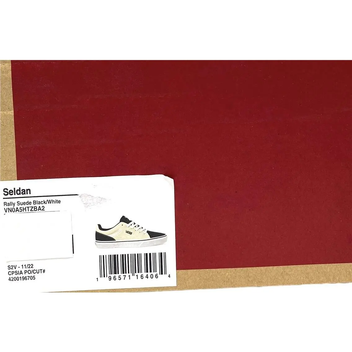 Vans shoes - VANS Seldan - Seldan - VN0A5HTZBA2 - Black/Red/White 9