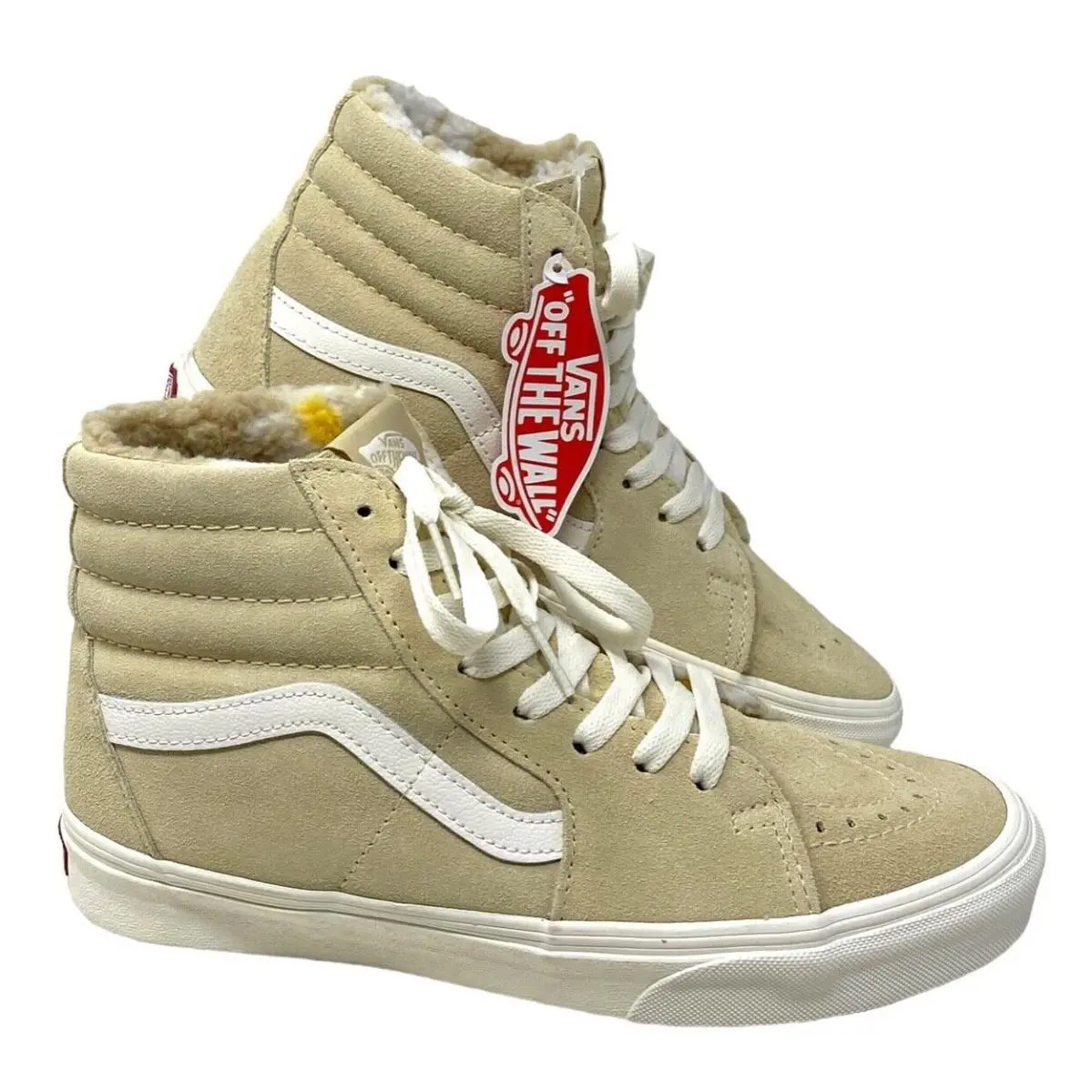 Vans shoes - VANS Sk8-Hi Cozy Hug Biscotti - VN0A7Q5NBVV - Beige 0