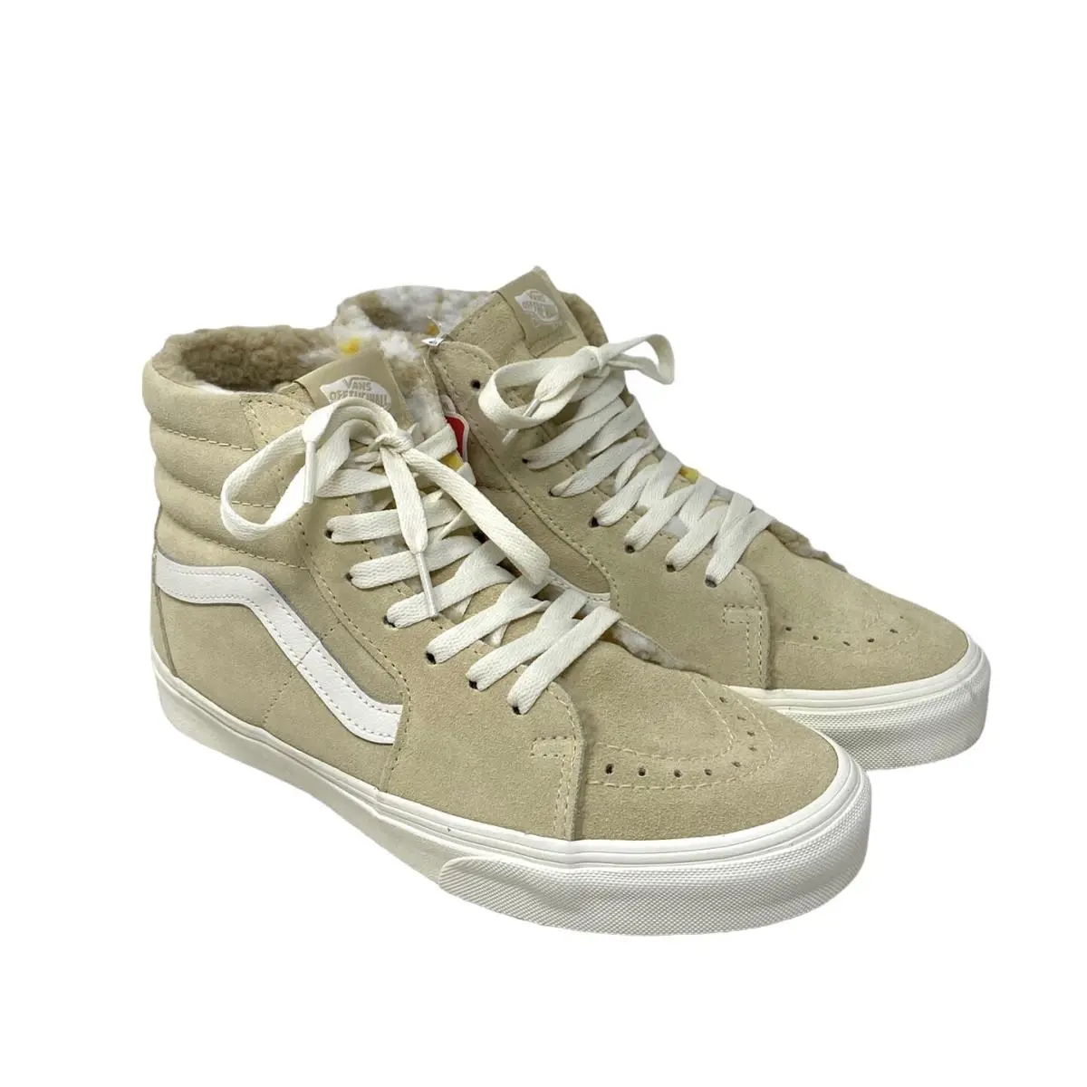 Vans shoes - VANS Sk8-Hi Cozy Hug Biscotti - VN0A7Q5NBVV - Beige 4