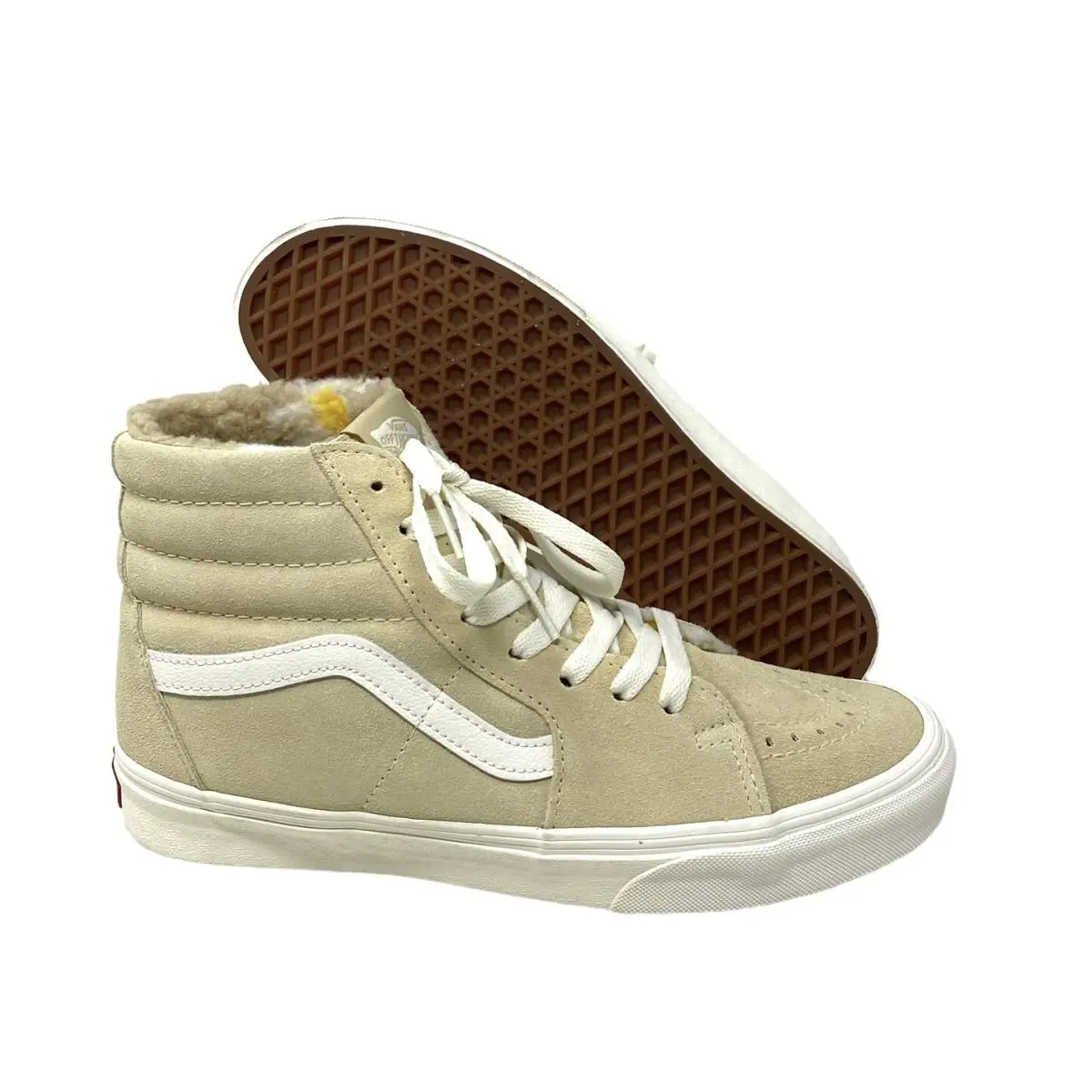 Vans shoes - VANS Sk8-Hi Cozy Hug Biscotti - VN0A7Q5NBVV - Beige 7