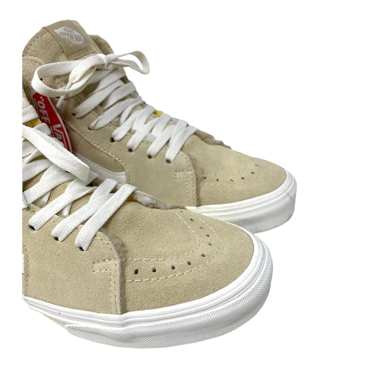 Vans shoes - VANS Sk8-Hi Cozy Hug Biscotti - VN0A7Q5NBVV - Beige 2