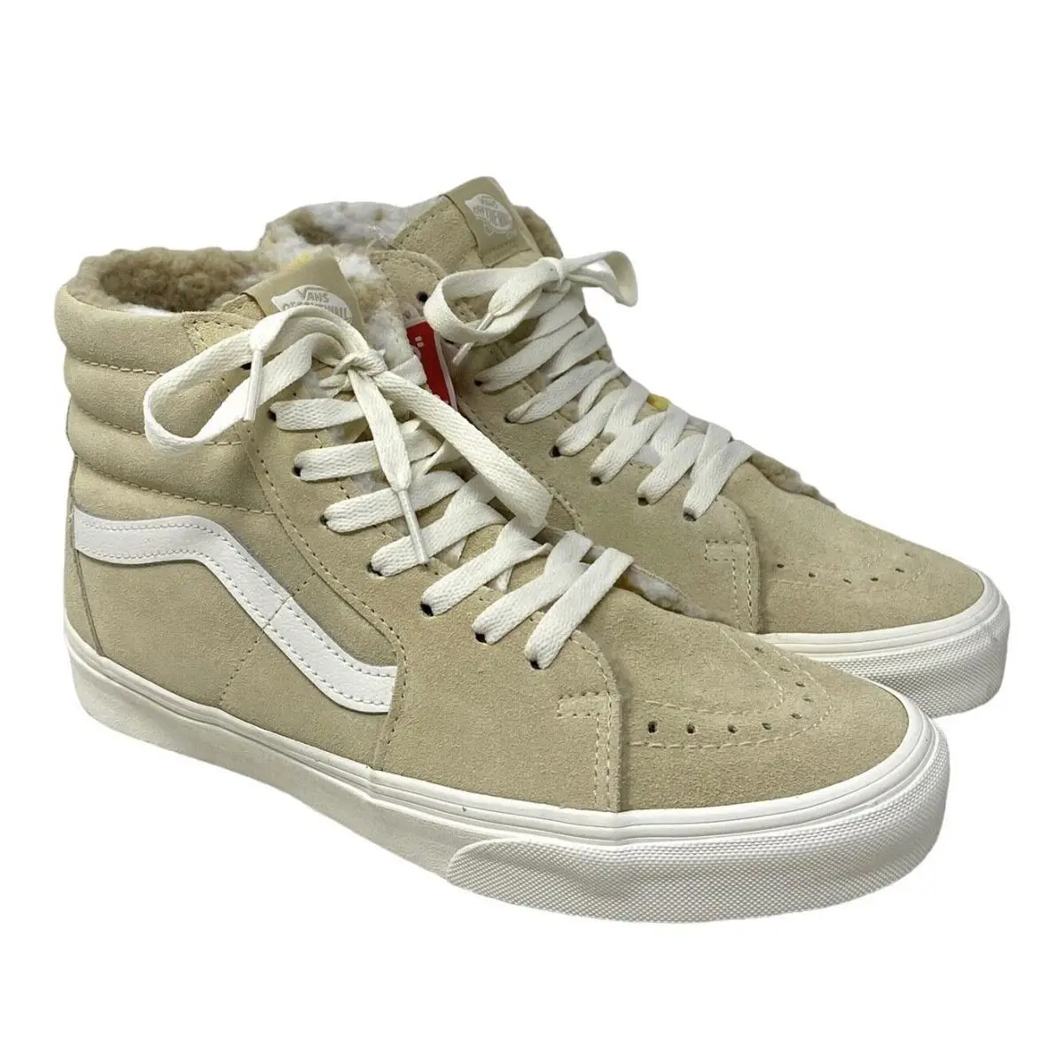 Vans shoes - VANS Sk8-Hi Cozy Hug Biscotti - VN0A7Q5NBVV - Beige 10