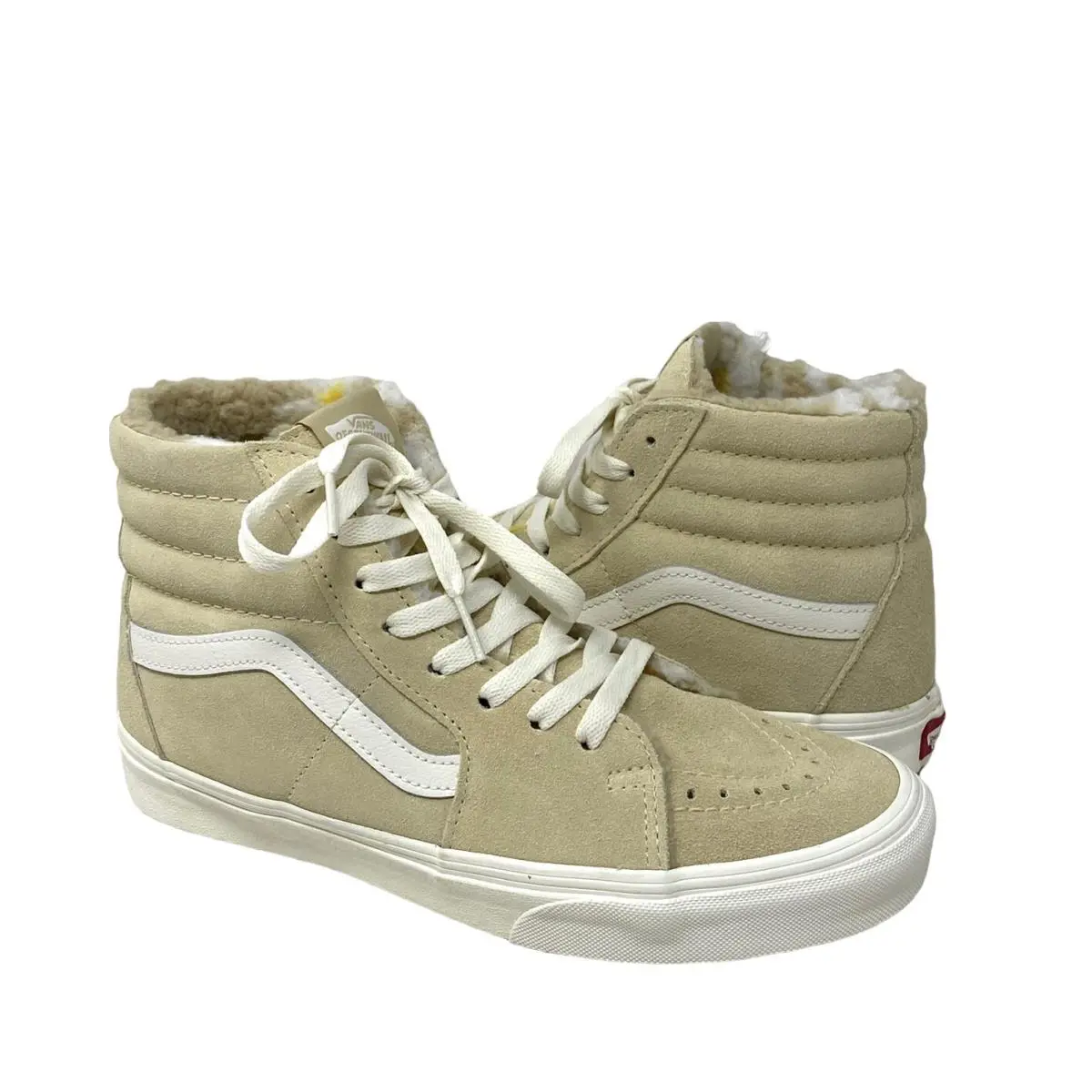 Vans shoes - VANS Sk8-Hi Cozy Hug Biscotti - VN0A7Q5NBVV - Beige 14