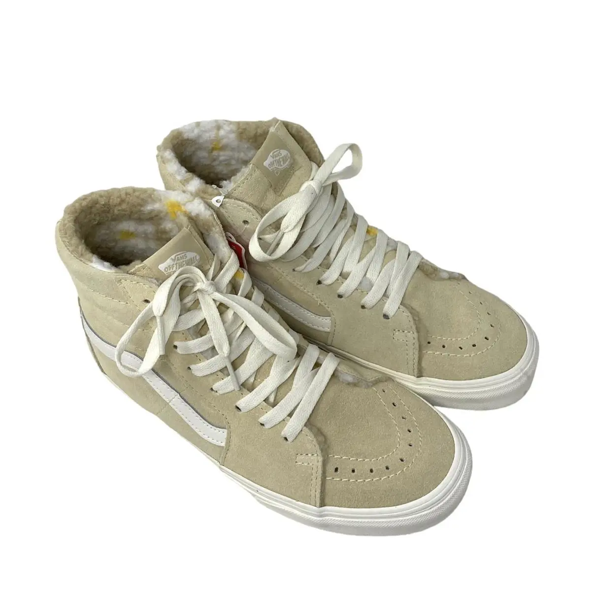 Vans shoes - VANS Sk8-Hi Cozy Hug Biscotti - VN0A7Q5NBVV - Beige 16