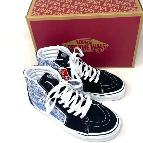 Vans shoes - VANS Sk8-Hi - SK8HI - Blue 4