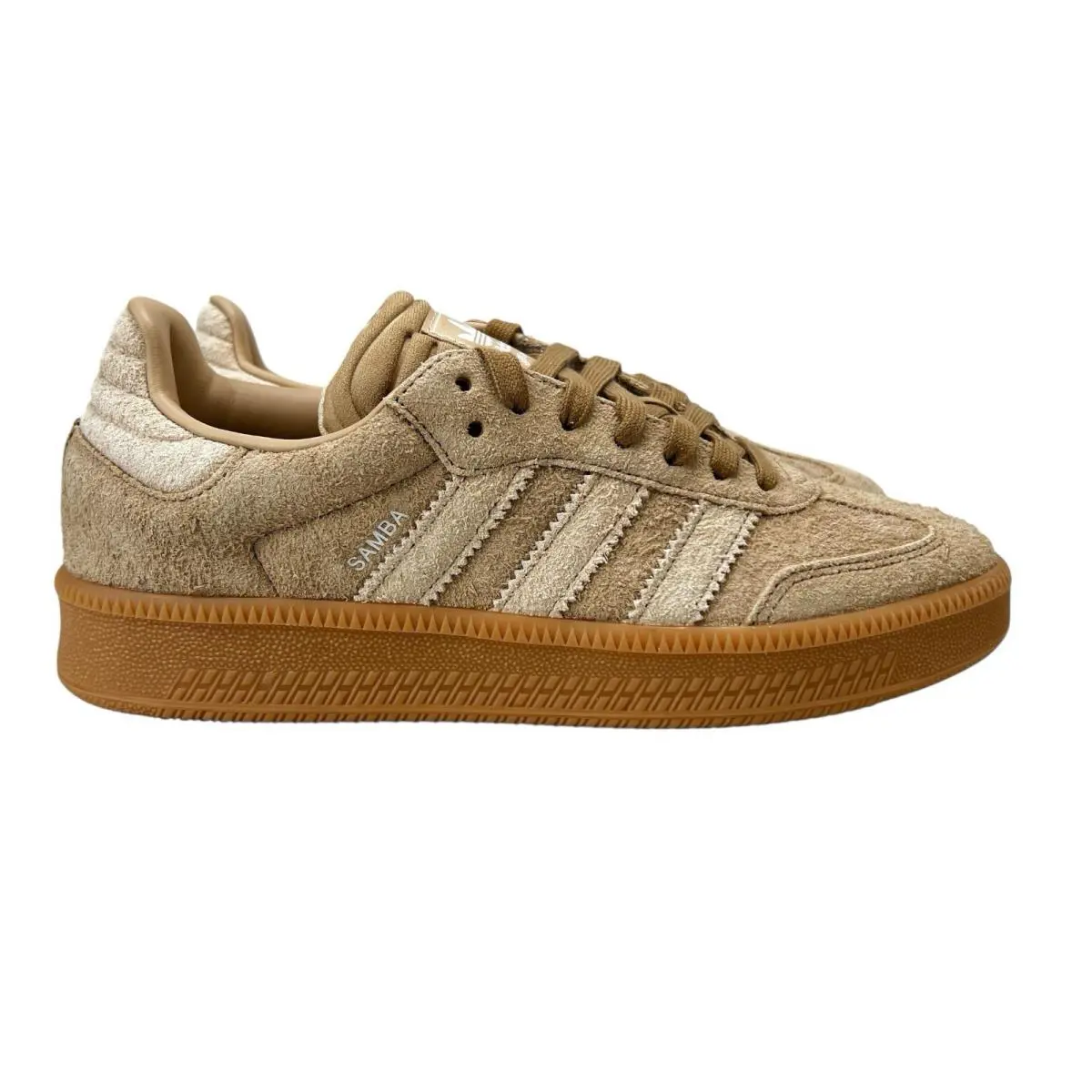 Adidas Originals Samba Xlg Cardboard Magic Beige Gum Shoes JI3196 Mens Sz 7.5-12 - Brown