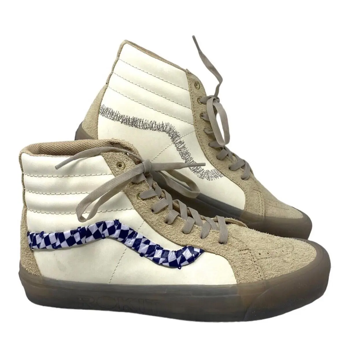 Vans shoes - VANS x Rokit Sk8-Hi 38 DX - VN0000SQBKV - Beige 0