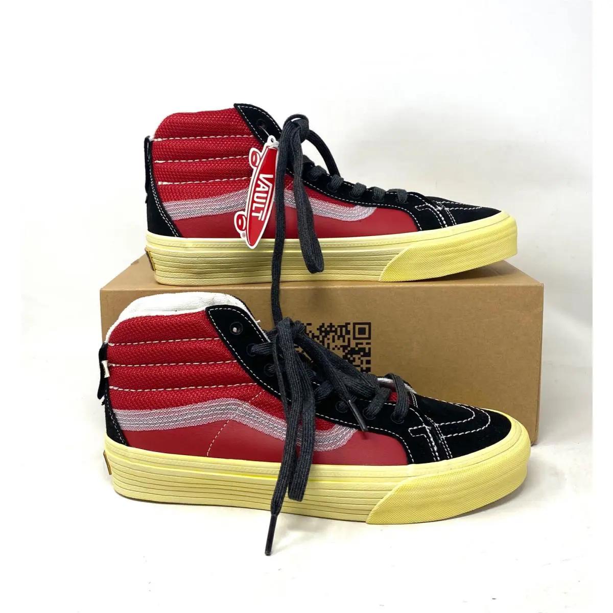 Vans shoes - VANS Sk8-Hi Notchback Split VR3 - VN0A5FBH458 - Red 1