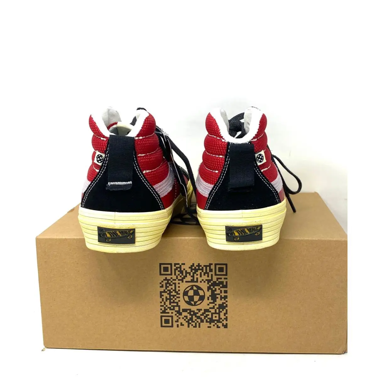 Vans shoes - VANS Sk8-Hi Notchback Split VR3 - VN0A5FBH458 - Red 4