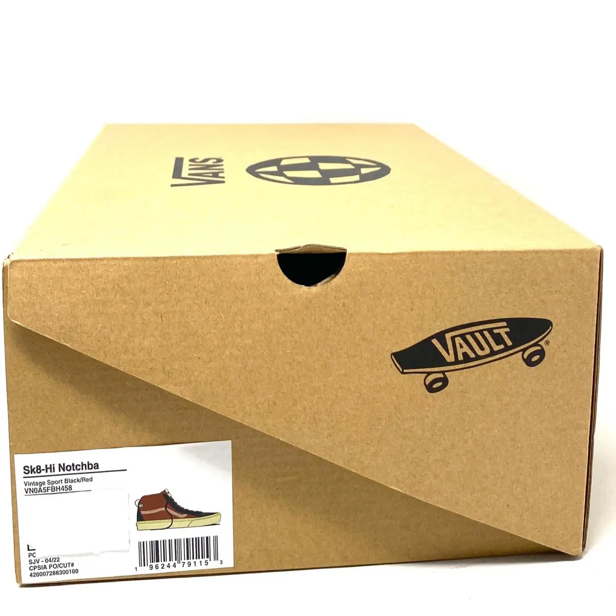 Vans shoes - VANS Sk8-Hi Notchback Split VR3 - VN0A5FBH458 - Red 6