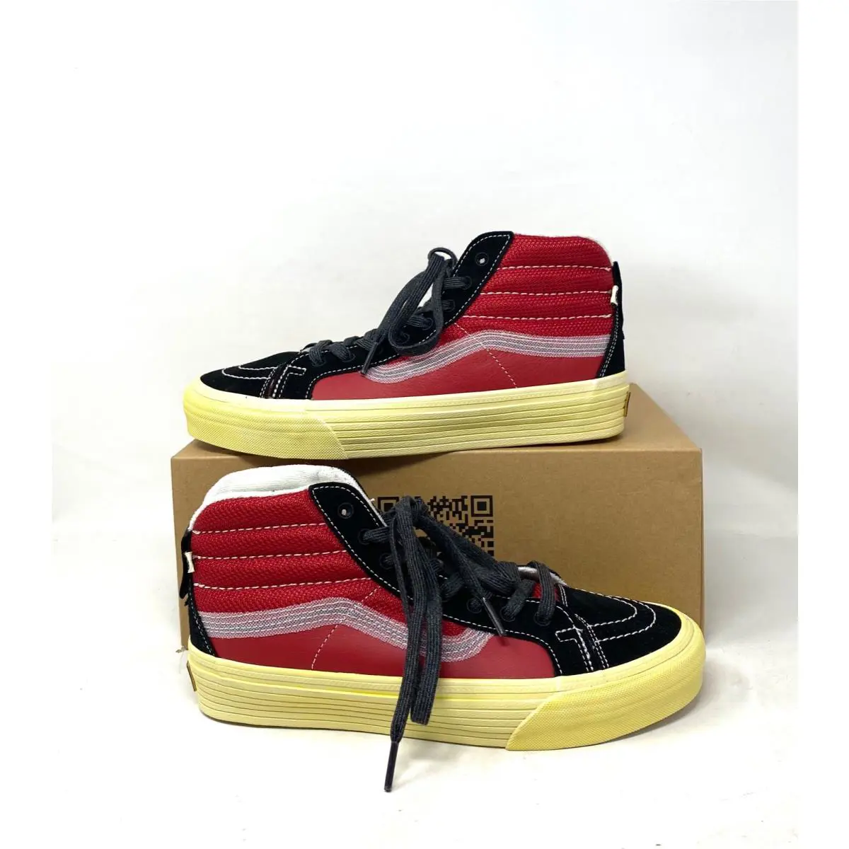 Vans shoes - VANS Sk8-Hi Notchback Split VR3 - VN0A5FBH458 - Red 2
