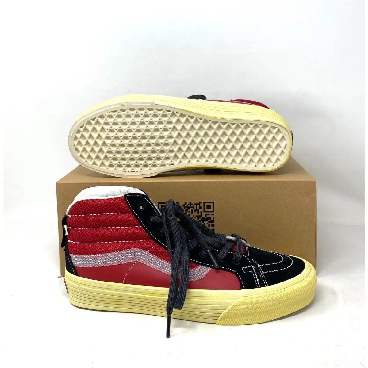 Vans shoes - VANS Sk8-Hi Notchback Split VR3 - VN0A5FBH458 - Red 3
