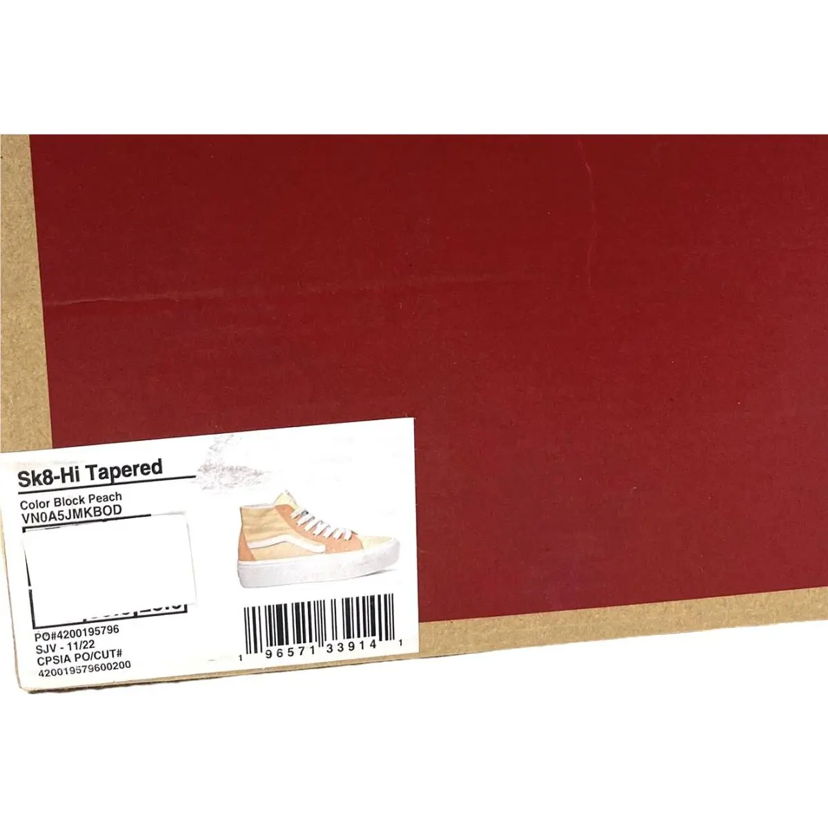 Vans shoes - VANS Sk8-Hi - VN0A5JMKBOD - Orange 16