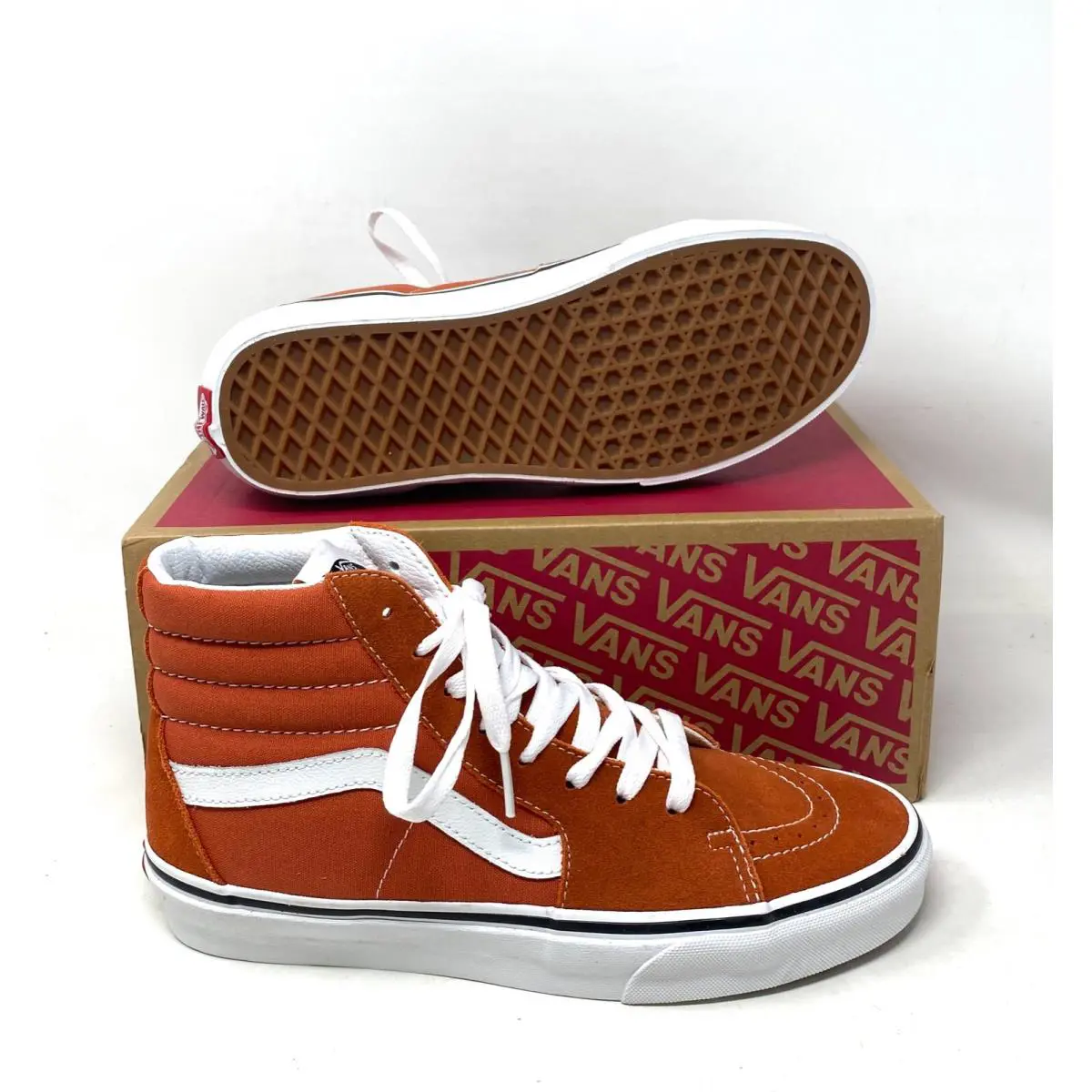 Vans shoes - VANS Sk8-Hi Color Theory - Color Theory - VN0005U9GWP - Brown 2