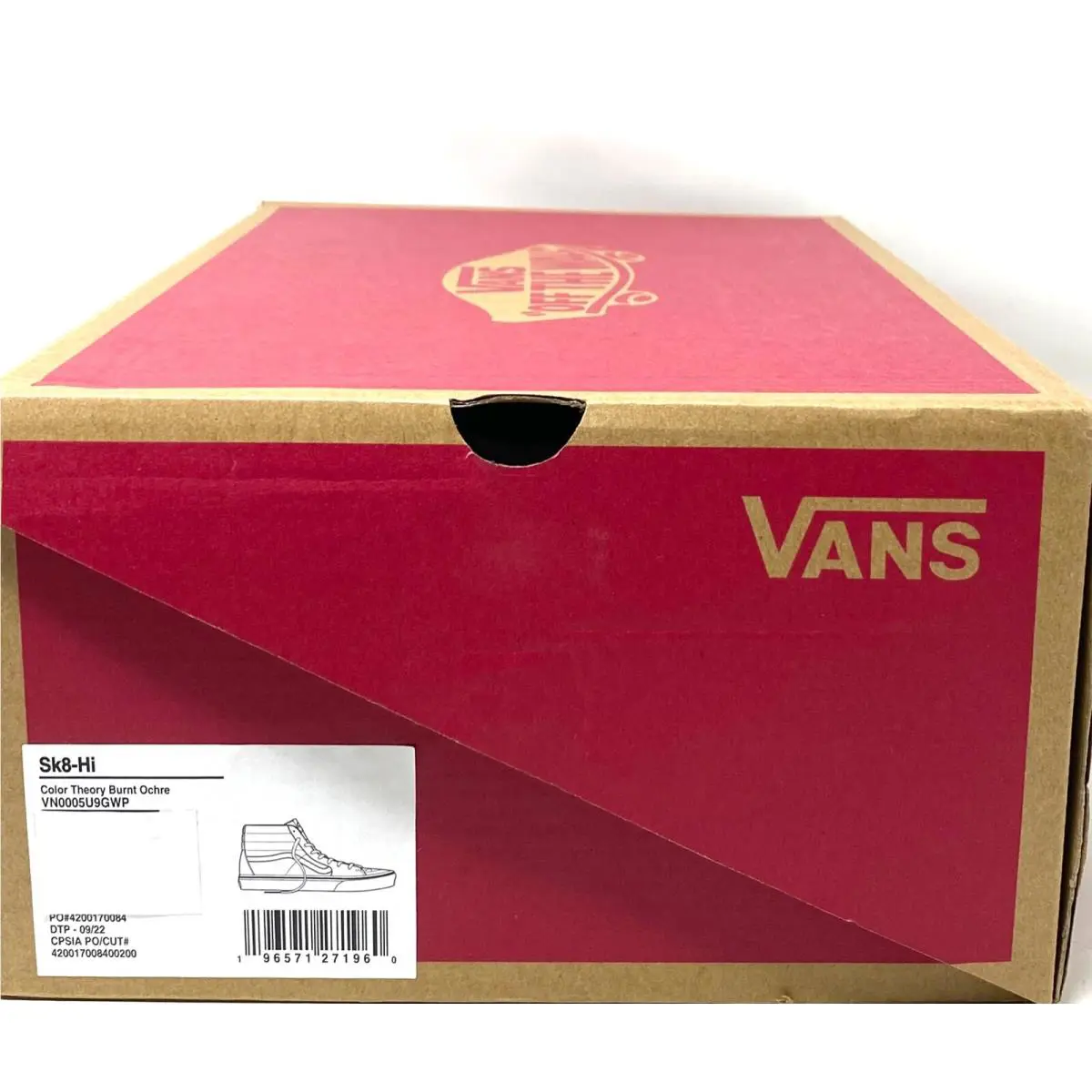 Vans shoes - VANS Sk8-Hi Color Theory - Color Theory - VN0005U9GWP - Brown 7