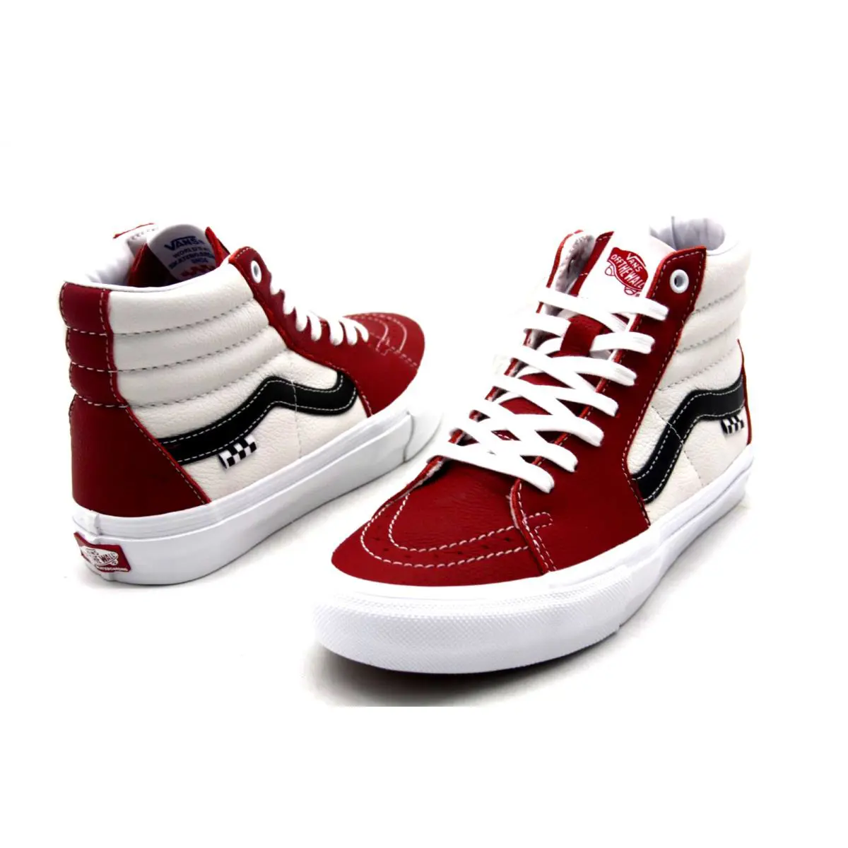 Vans shoes - VANS Sk8-Hi - VN0A5FCC82E - Chilli Pepper/White 2