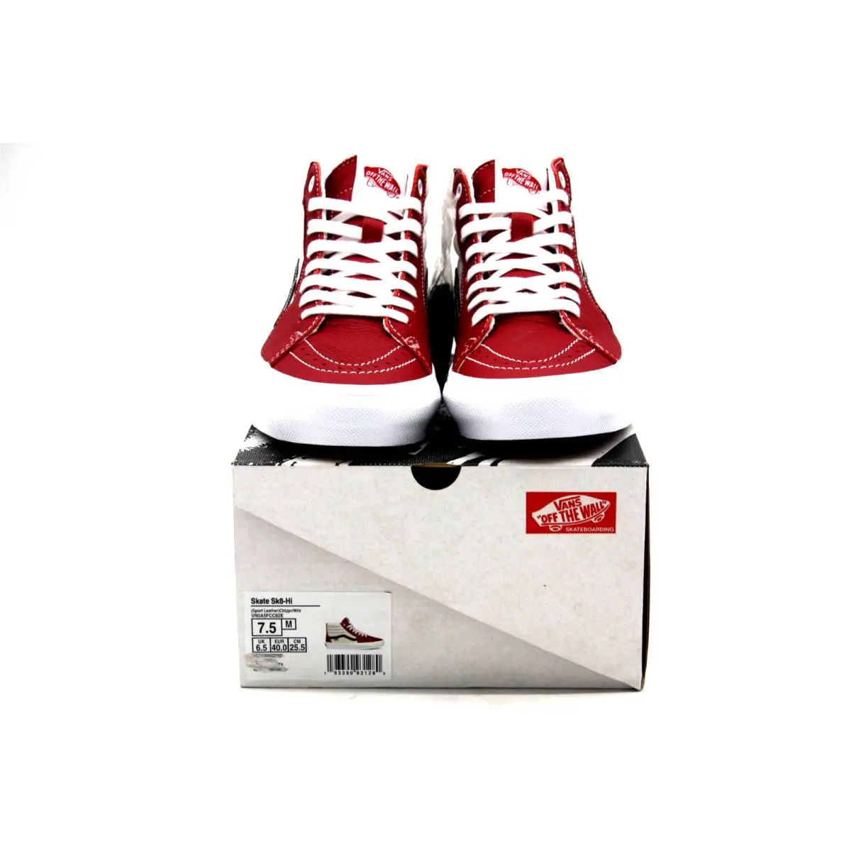 Vans shoes - VANS Sk8-Hi - VN0A5FCC82E - Chilli Pepper/White 7