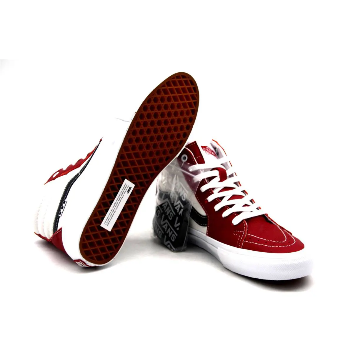 Vans shoes - VANS Sk8-Hi - VN0A5FCC82E - Chilli Pepper/White 15