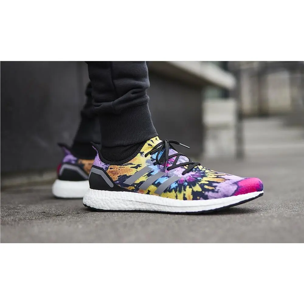 Adidas Speedfactory AM4ATL Men’s Size 9 Multi-color Tie-dye Nfl Boost