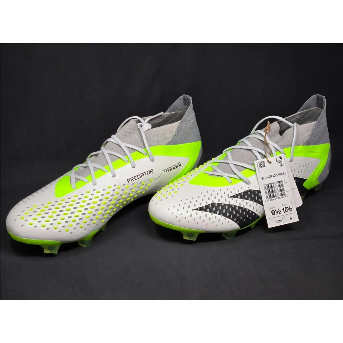 Adidas Predator Accuracy.1 FG Men Sizes Crazy Rush Green Black Cleats GZ0035 Nby