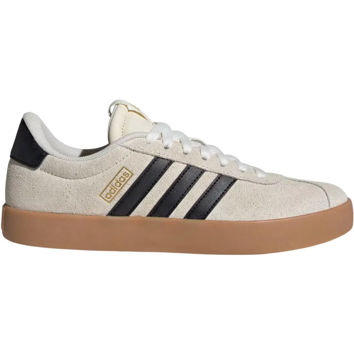 Adidas shoes - Adidas VL Court 3.0 - Court - Cream White/Core Black/Gold Metallic 43