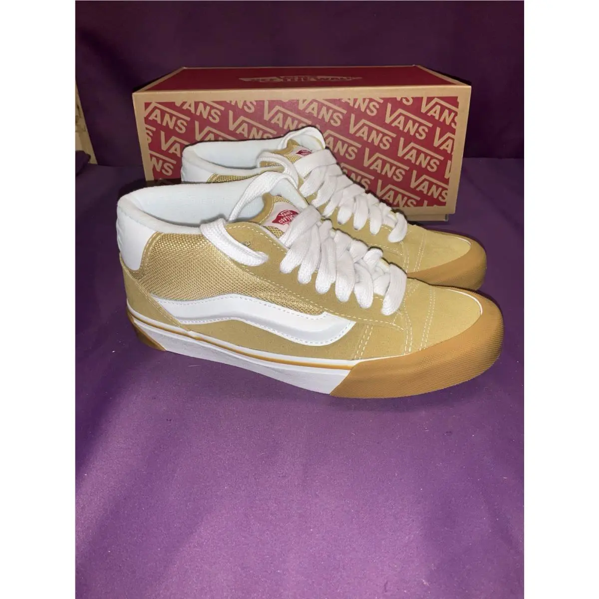 Vans shoes Knu Skool - Brown 1