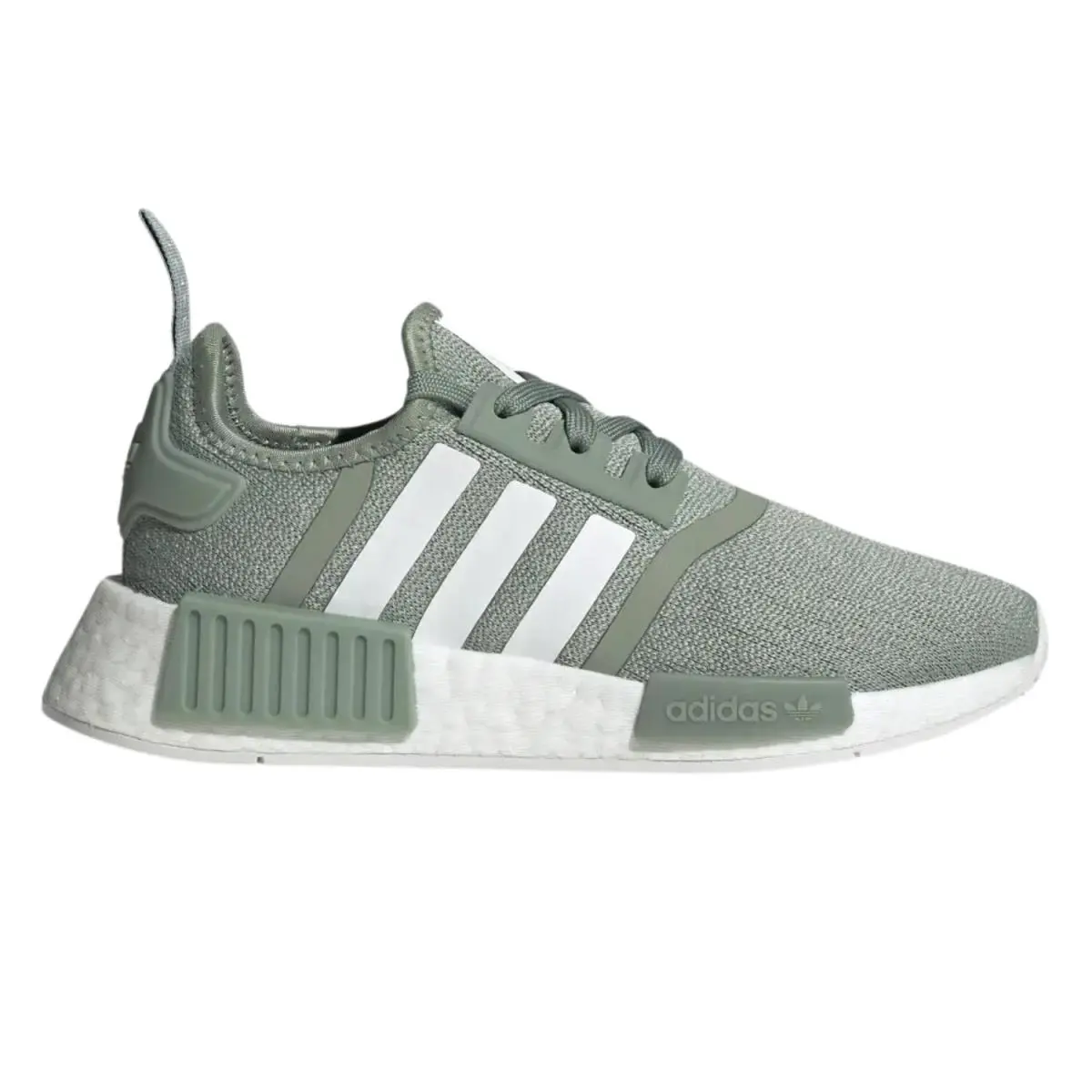 Adidas Nmd_r1 Juniors Silver Green Shoes Big Kids Style : Hq1655 - SILVER GREEN