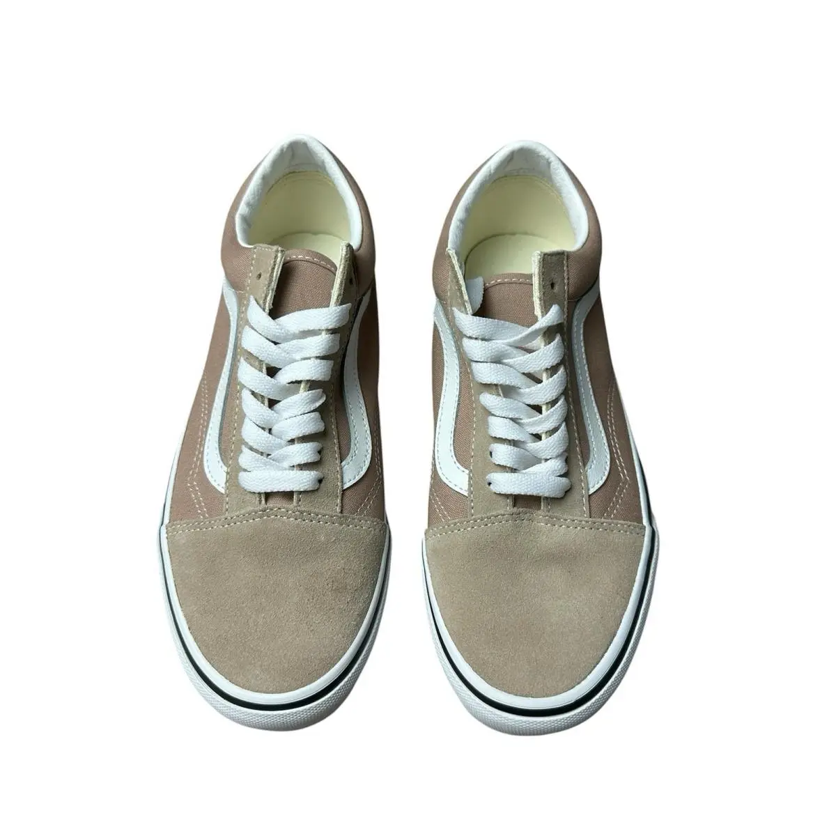 Vans shoes - Old Skool Color Theory Warm Taupe - VN000D6WE2V - Warm Taupe, White 0