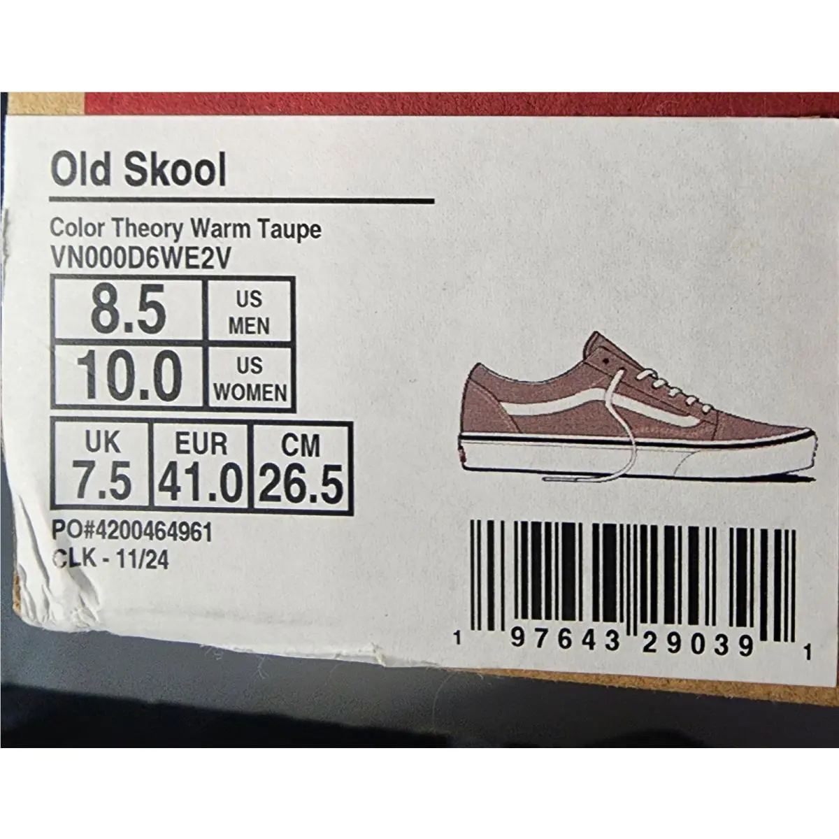 Vans shoes - VANS Old Skool - Old Skool - VN000D6WE2V - Beige 4