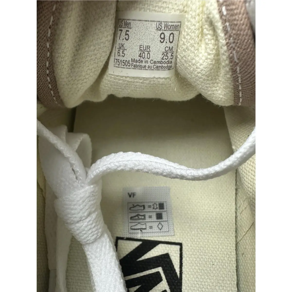 Vans shoes - Old Skool Color Theory Warm Taupe - VN000D6WE2V - Warm Taupe, White 8