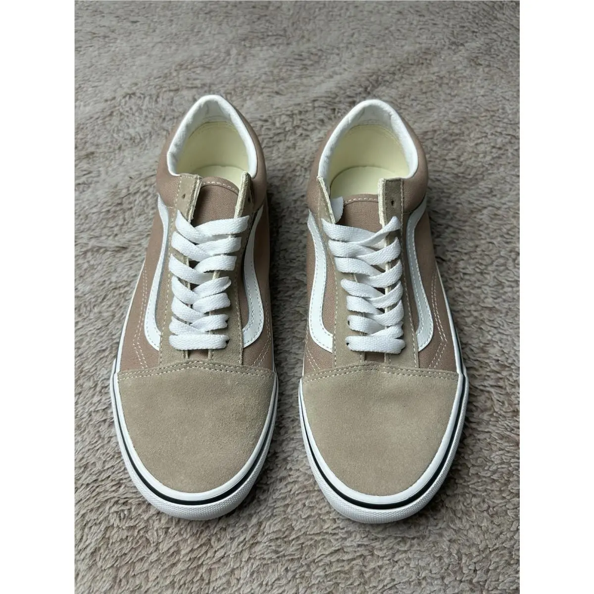 Vans shoes - Old Skool Color Theory Warm Taupe - VN000D6WE2V - Warm Taupe, White 2