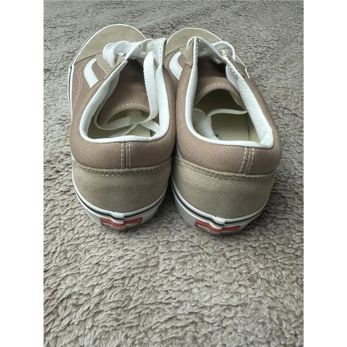 Vans shoes - Old Skool Color Theory Warm Taupe - VN000D6WE2V - Warm Taupe, White 4