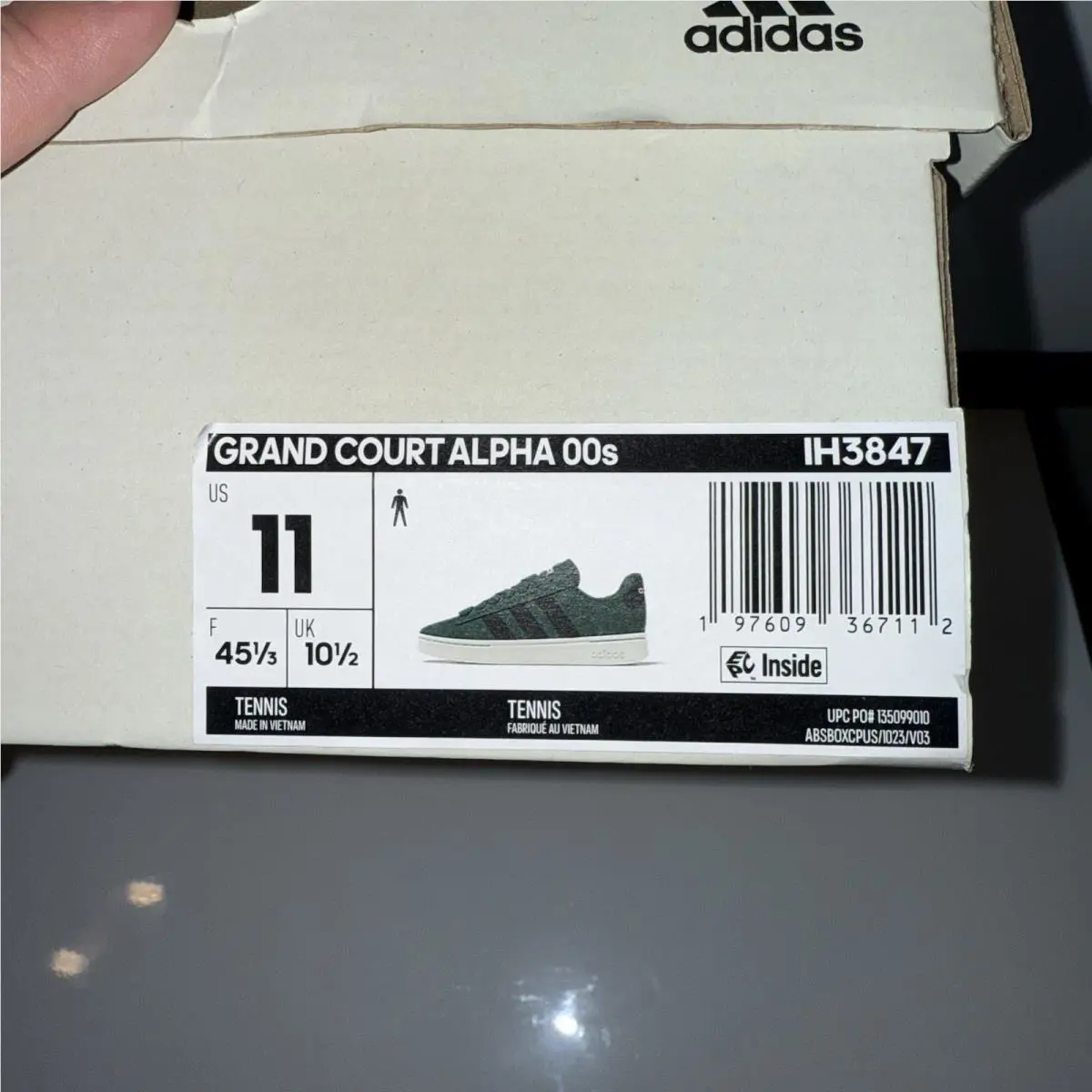 Adidas shoes - adidas Grand Court - Grand Court - IH3847 - Green (UPC: 197609363435) 9